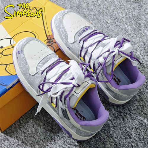 辛普森板鞋男百搭情侣厚底面包鞋