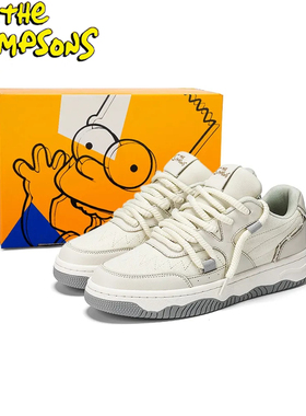 The Simpsons辛普森一家鞋子男2025新款网红情侣厚底面包鞋板鞋男