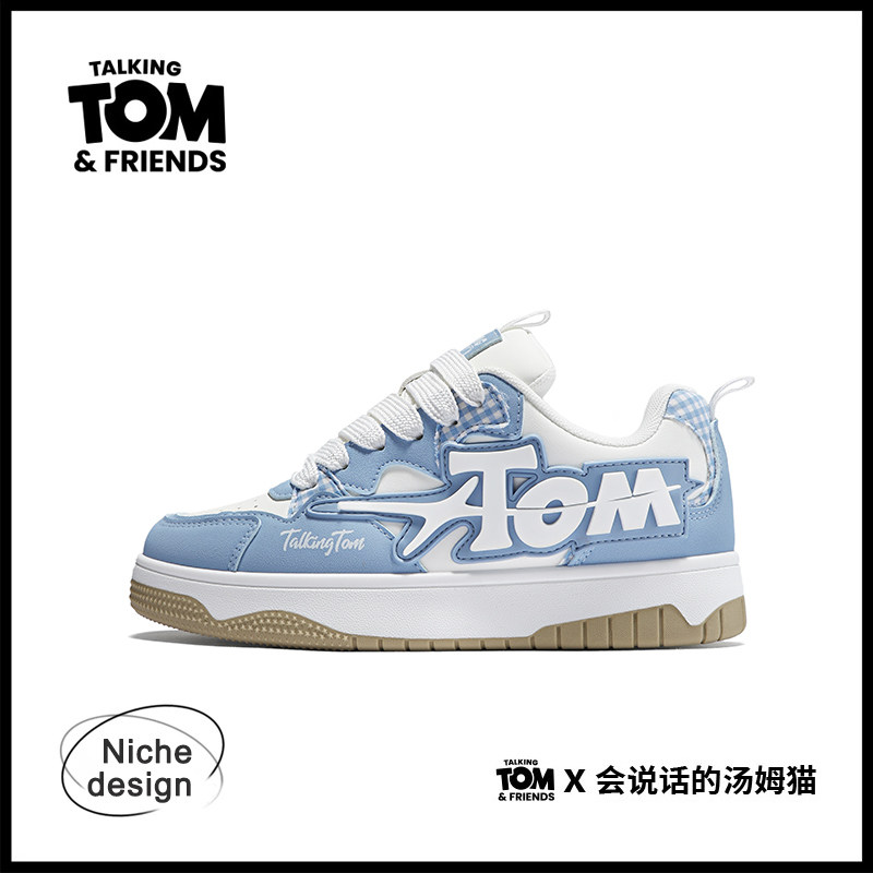 汤姆猫小众设计板鞋情侣面包鞋