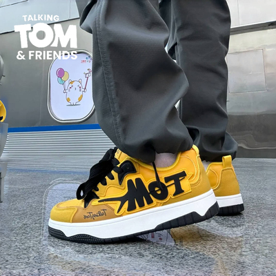 汤姆猫鞋子男情侣面包鞋休闲板鞋