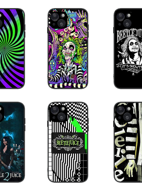 适用Jenna怪奇大法师BeetlejuiceIPhone15软手机壳苹果16套14proMaxvivo华为mate60pro三星S24s23保护套