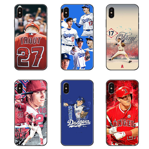 适用迈克特劳特Mike Trout大谷翔平IPhone15手机菲林软手机壳苹果13套14proMax红米note9vivo华为mate60三星