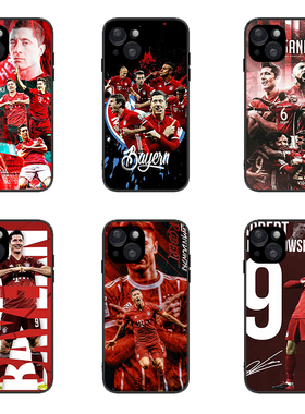 适用足球罗伯特勒万多夫斯基Lewan保护套苹果7vivo华为mate60ppro红米三星s24ultra小米iPhone15pro手机壳
