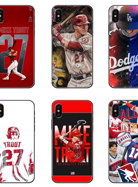 适用迈克特劳特Mike Trout大谷翔平保护套苹果7vivo华为mate60ppro红米三星S21S23S24小米iPhone15pro手机壳