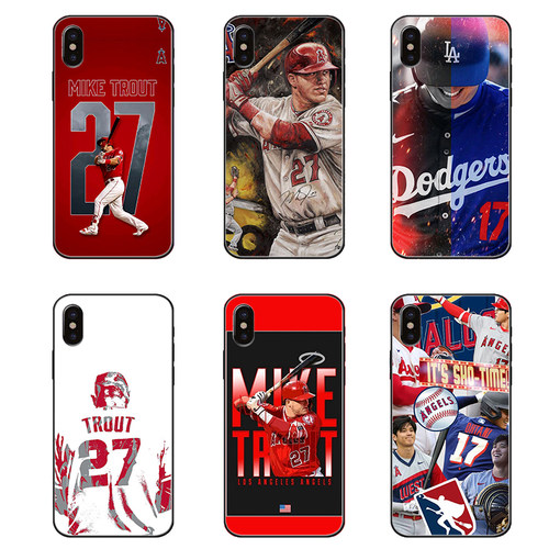 适用迈克特劳特Mike Trout大谷翔平保护套苹果7vivo华为mate60ppro红米三星S21S23S24小米iPhone15pro手机壳
