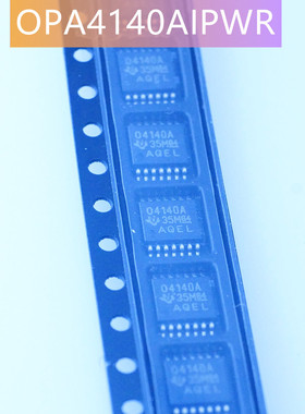 OPA4140AIPWR全新原装正品封装TSSOP-14运算放大器O4140A【包邮】