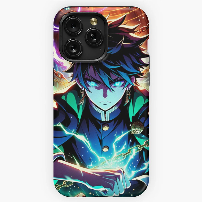 日系卡通亮面菲林手机壳iphone16苹果15pro适用iQOO12动漫Reno11小米14红米k70荣耀80一加ace3v华为vivo/oppo