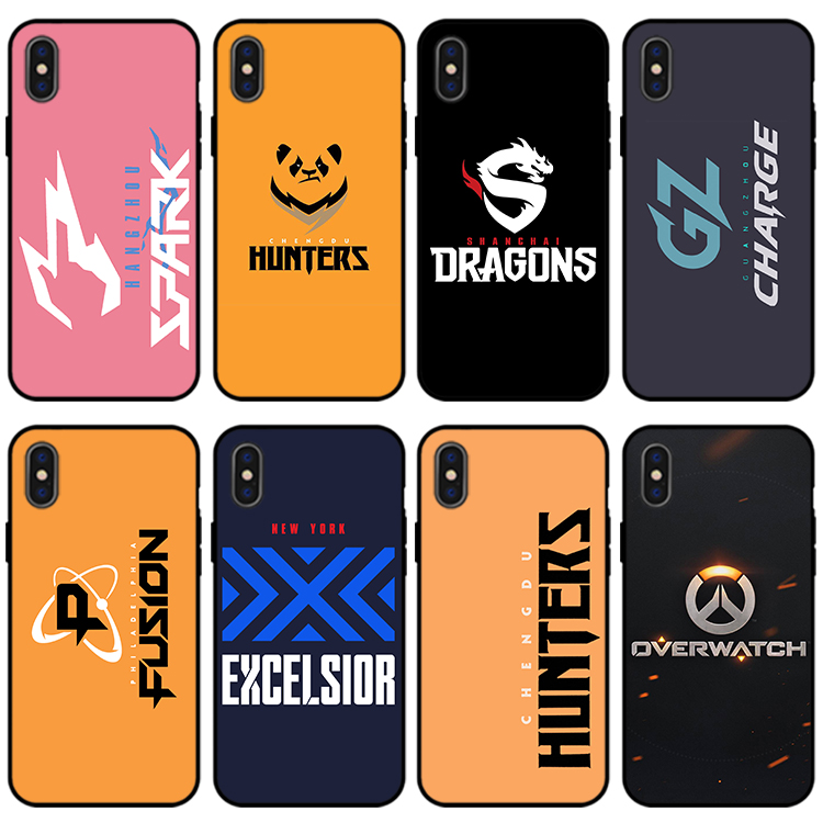 OW守望先锋苹果12手机壳钢化玻璃