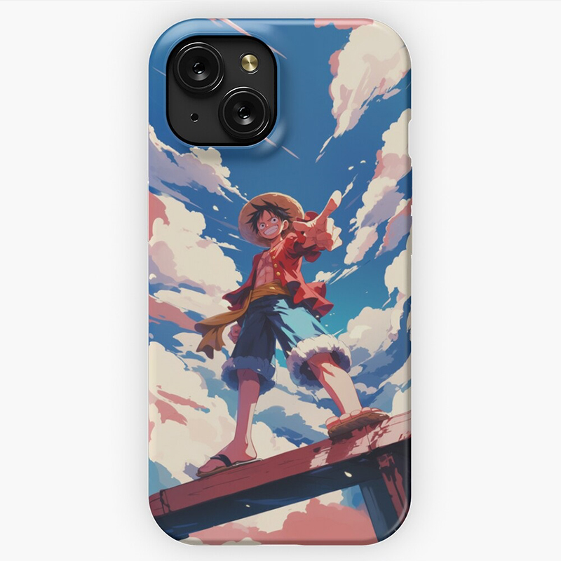 亮面菲林硬套海贼王手机壳适用15ProMax苹果14puls路飞iPhone13华为P70周边vivo一加ace3v小米12动漫oppo同款