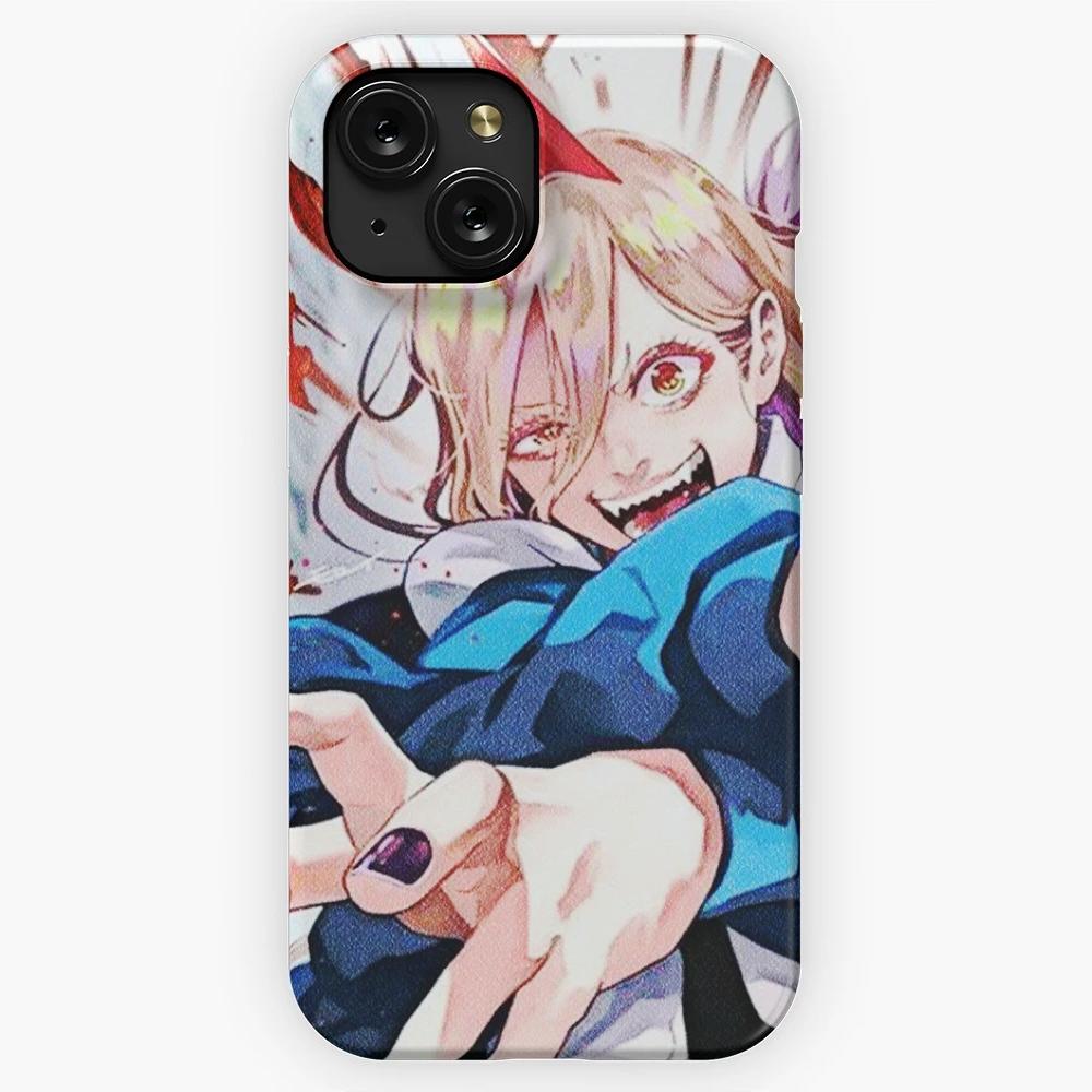 亮面菲林硬壳15ProMax手机壳适用于苹果14Plus链锯人iPhone13帕瓦vivo一加ace3小米K60电锯人oppo华为P70动漫