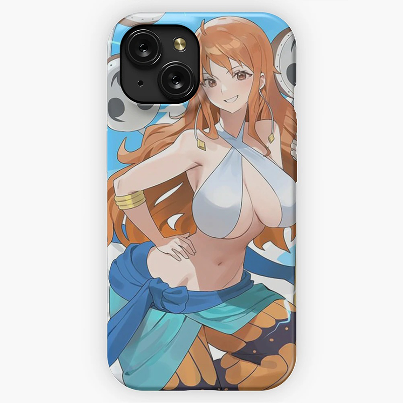 亮面菲林硬套海贼王手机壳适用15ProMax苹果14puls娜美iPhone13华为P70周边vivo一加ace3v小米12动漫oppo同款