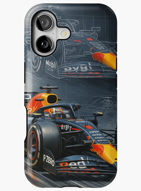 F1赛车红牛车队Magsafe菲林硬套手机壳适用iPhone17Air苹果16E防摔15plus磁吸14周边ip13菲林12promax保护套