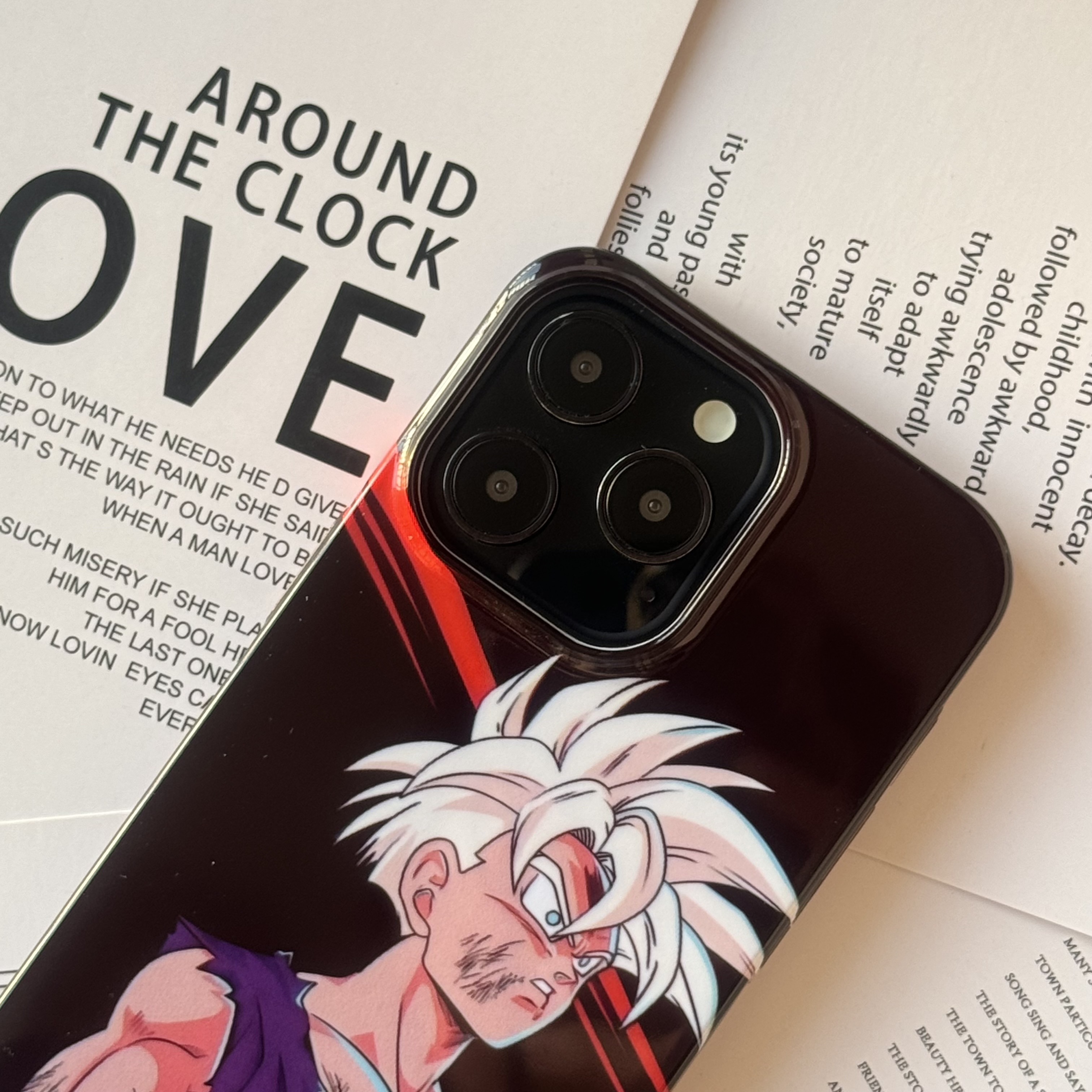 悟饭亮面菲林16ProMax手机壳适用oppo苹果14华为P70荣耀300七龙珠iqoo13动漫vivoX200一加12小米15u红米K80套