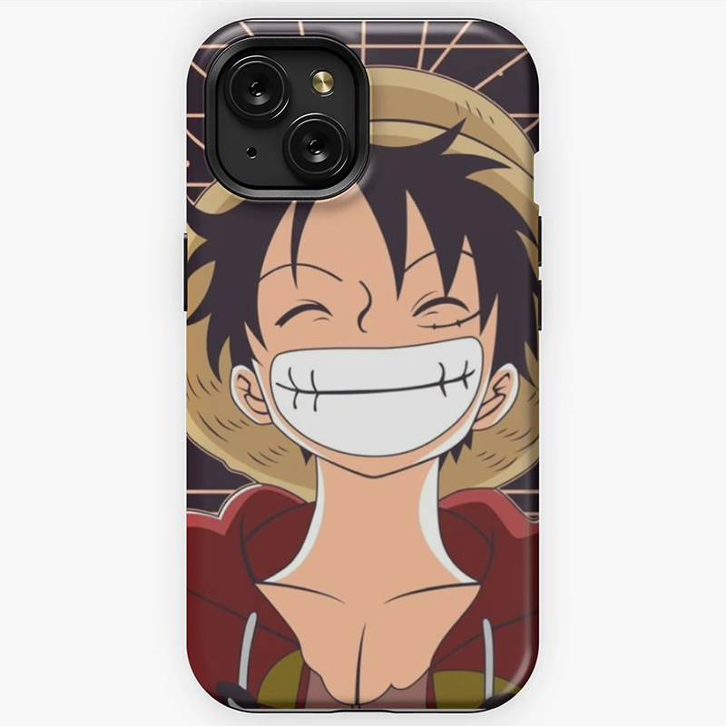 亮面菲林硬套海贼王手机壳适用15ProMax苹果14puls路飞iPhone13华为P70周边vivo一加ace3v小米12动漫oppo同款