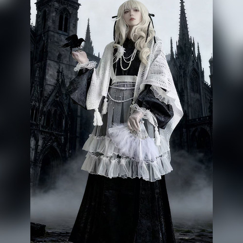 哥特风暗黑系汉洋折衷明制马面裙