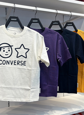 CONVERSE匡威Noritake联名款25年夏季男女童针织短袖CV2522221