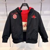 CONVERSE匡威26年春新年款 儿童假两件连帽梭织夹克外套CV2612492