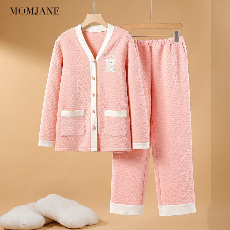 空气棉月子服秋冬产后纯棉孕妇哺乳睡衣加厚保暖喂奶女家居服套装,孕妇装/孕产妇用品/营养,家居服套装,淘宝优惠券,粉丝福利购,淘宝优惠卷