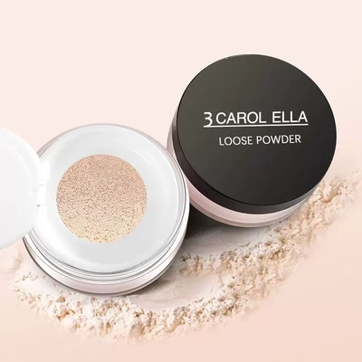 3 CAROL ELLA色彩演绎清透丝滑蜜粉控油防水防汗定妆粉散粉