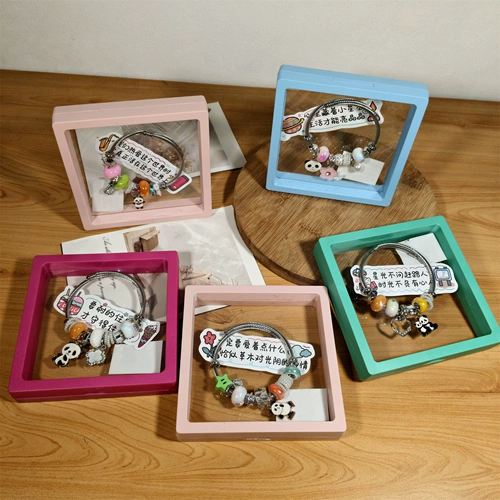 Серебряная фигурка, браслет, модный аксессуар для друга, панда, подарок на день рождения