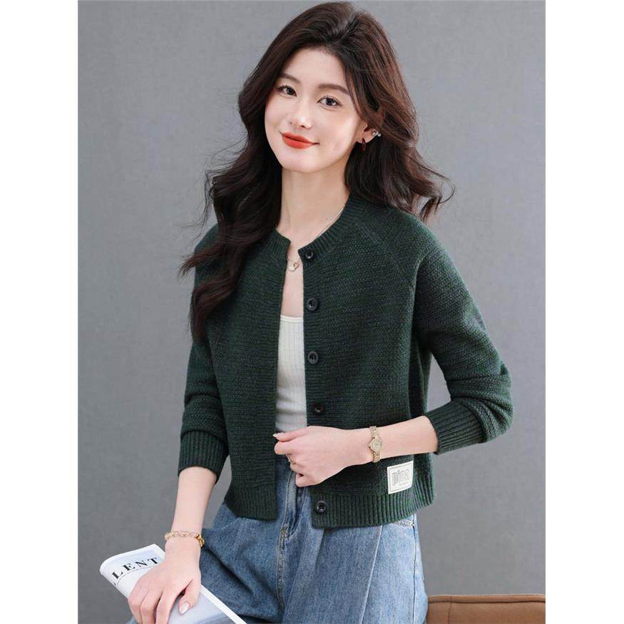 小个子短款高腰毛衣外套女宽松外搭羊毛上衣2026新款春秋针织开衫,女装/女士精品,毛针织衫,淘宝优惠券,粉丝福利购,淘宝优惠卷