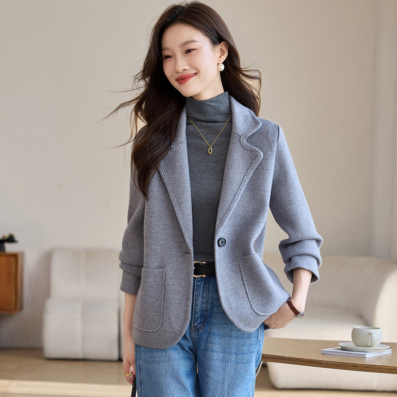 小西装针织外套女2026新