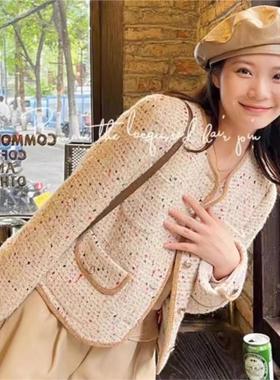 爆款～必入！韩国奥家23秋季新款 高级感小香外套女O22C9WJC353W