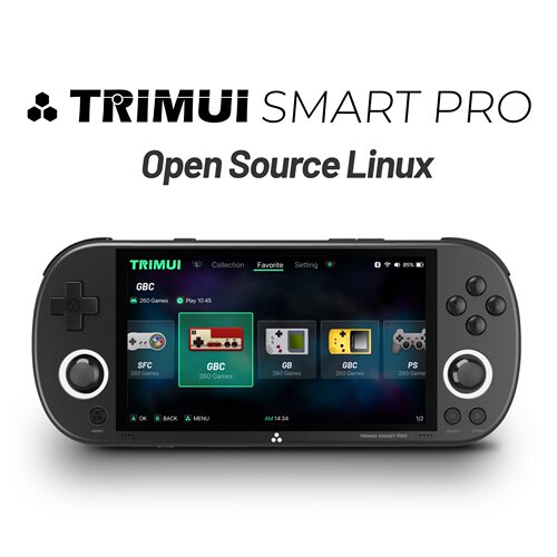 TRIMUI SMART PRO开源掌上游戏机IPS游戏掌机复古GBA街机PSP