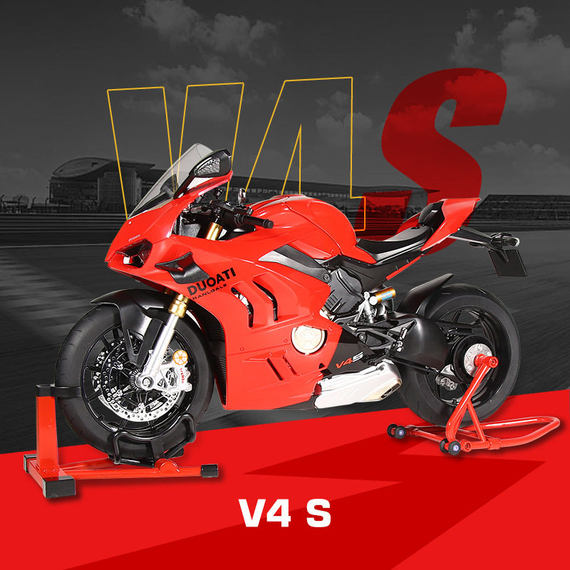 1:6杜卡迪V4S摩托车合金机车酷炫模型男孩玩具礼物仿真车模摆件车