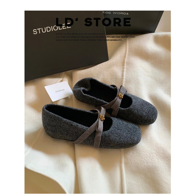 【退换包邮免费试穿】真皮单鞋