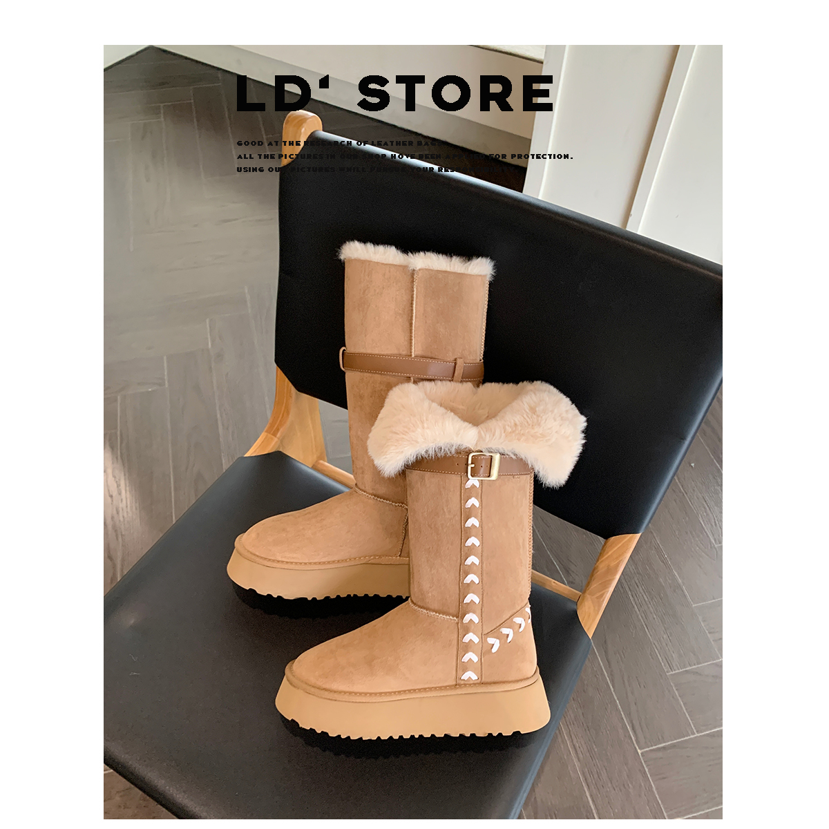 【退换包邮马上发】厚绒雪地靴