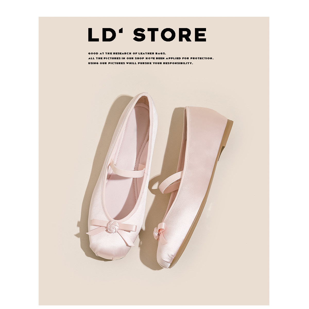 真皮~5cm内增高蝴蝶结芭蕾鞋女2026新款一字带平底法式玛丽珍单鞋,女鞋,浅口单鞋,淘宝优惠券,粉丝福利购,淘宝优惠卷