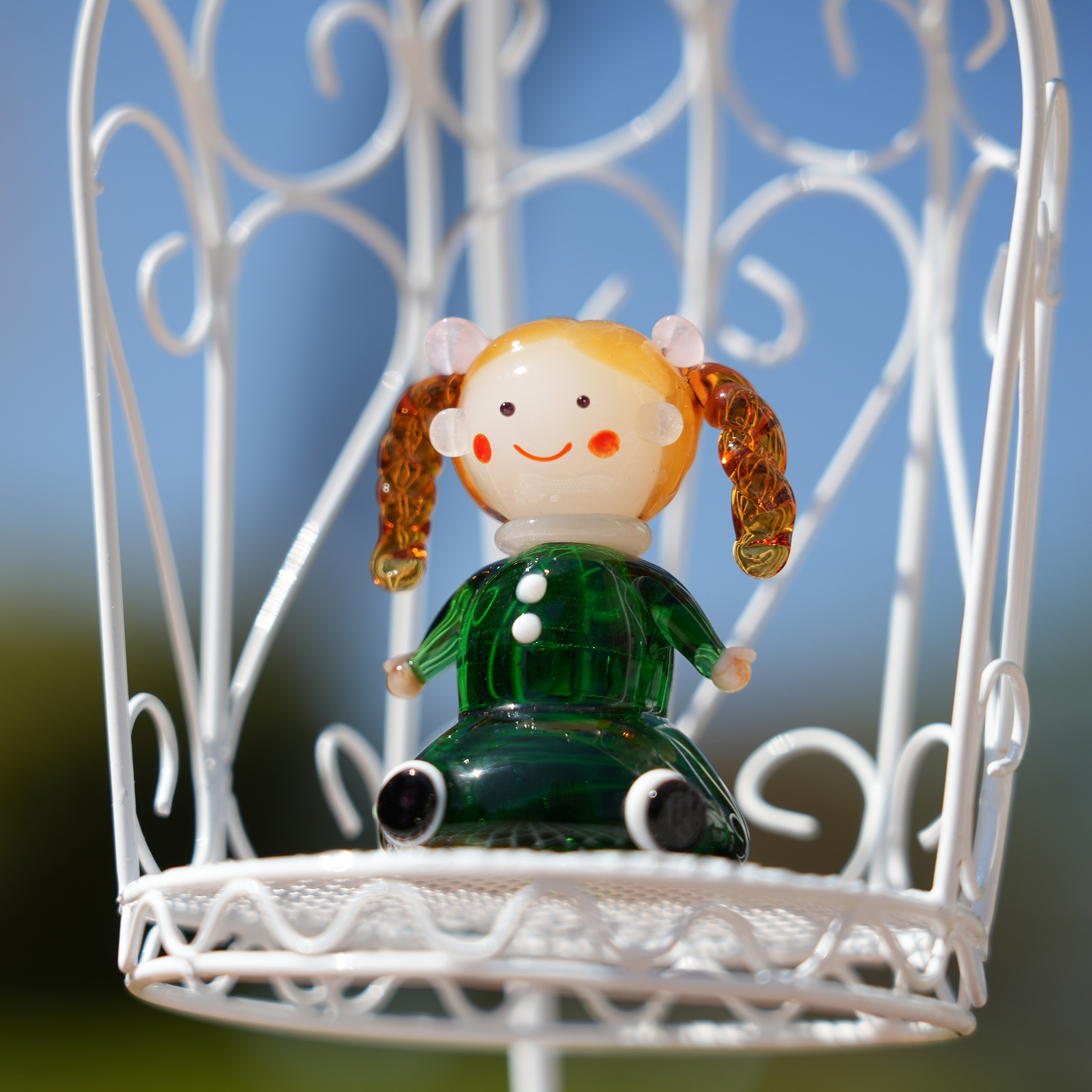 琉璃手作双马尾女孩手办摆件礼物