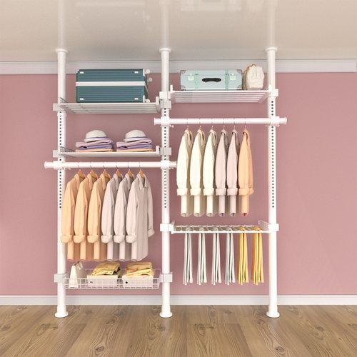 顶天立地晾衣架落地置衣架