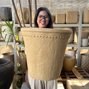 仿古大花盆南法风侘寂风新中式中古风田园风巴恩风民宿酒店大花缸