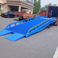 移動式登車橋集裝箱裝卸貨平臺叉車坡道爬坡