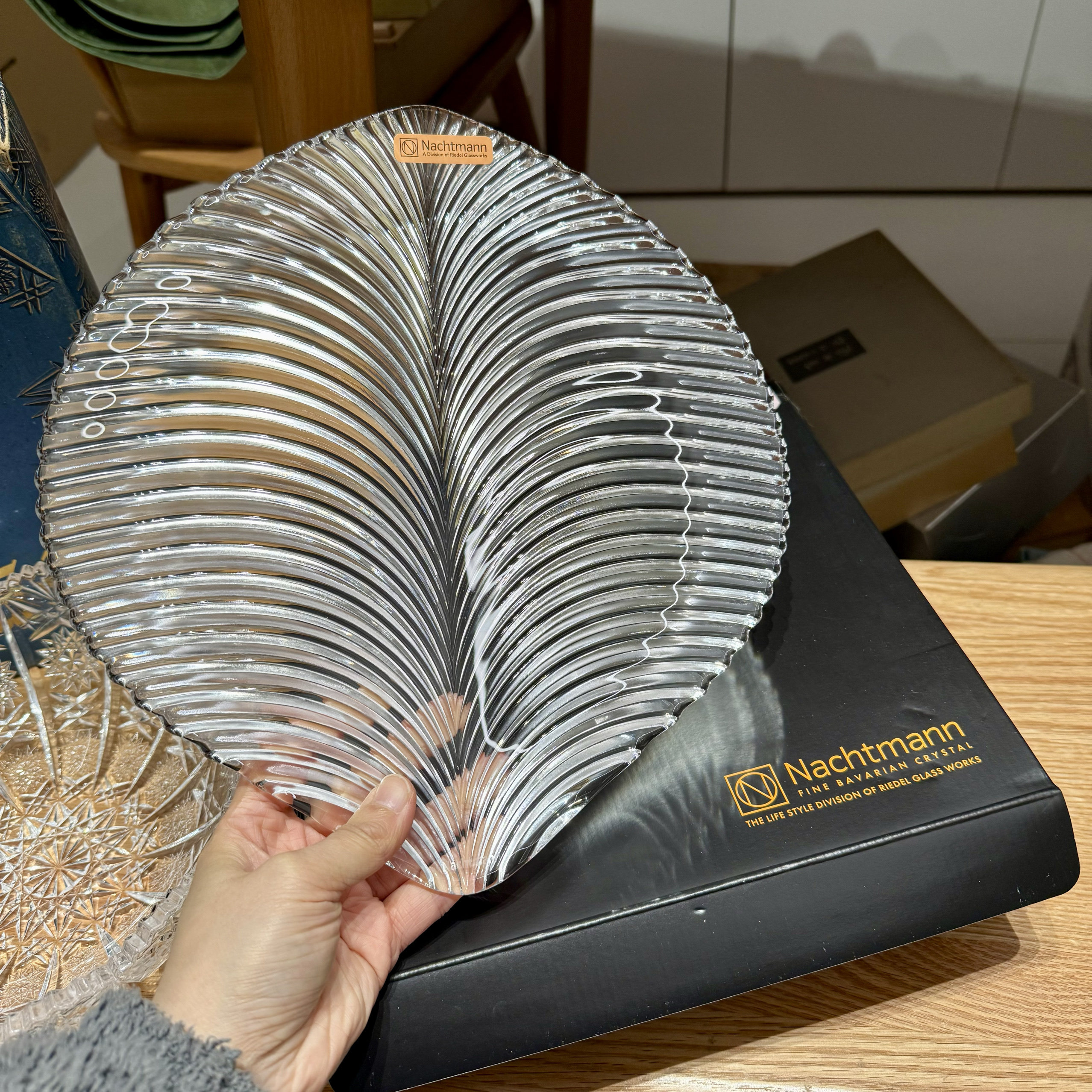 德国奈赫曼Nachtmann海鲜刺身水晶拼盘 果盘