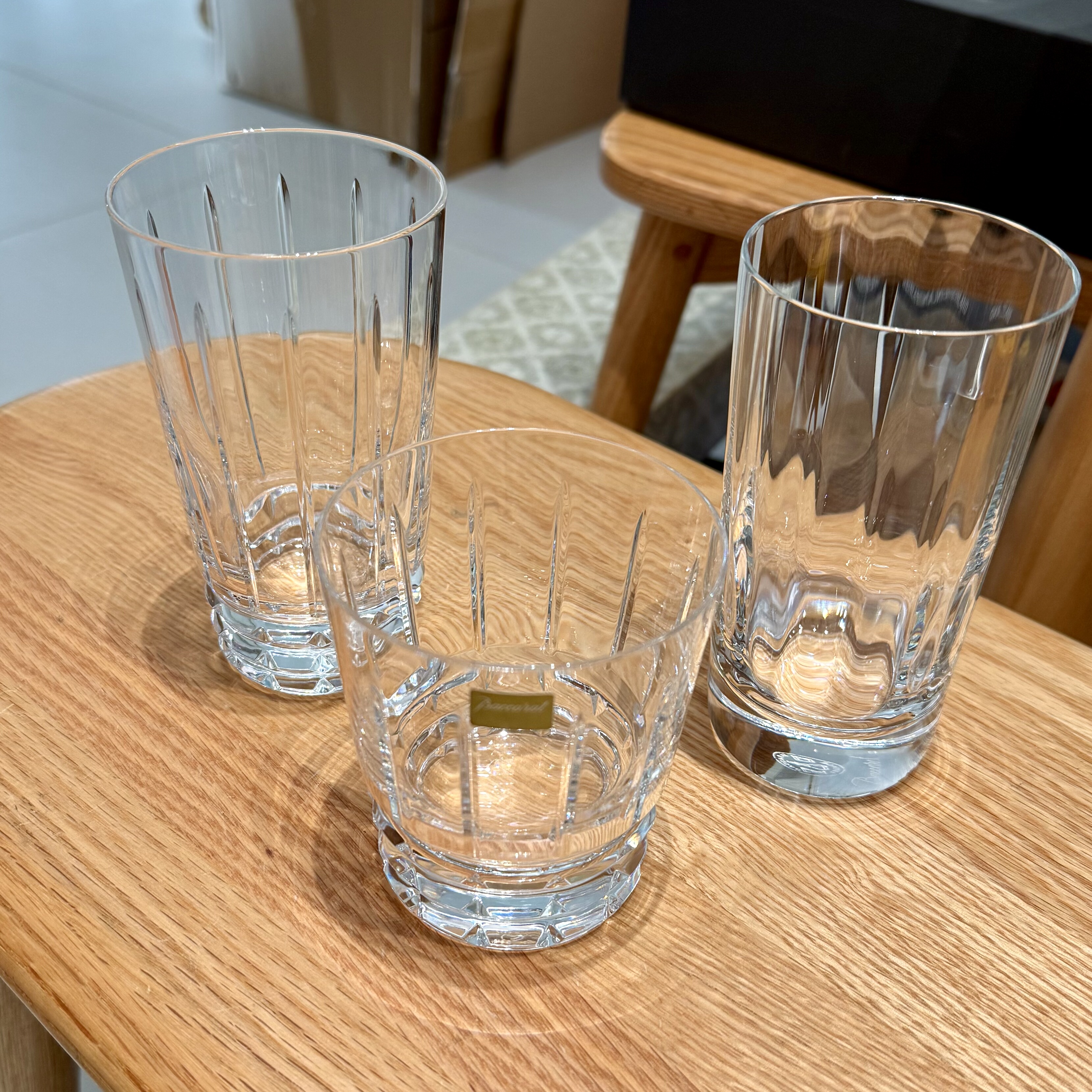 法国baccarat巴卡拉威士忌杯烈酒杯水晶杯果汁杯 微瑕特价 保真