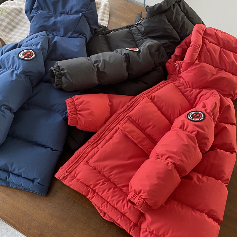 防风帽檐设计~男宝90鸭绒羽绒服