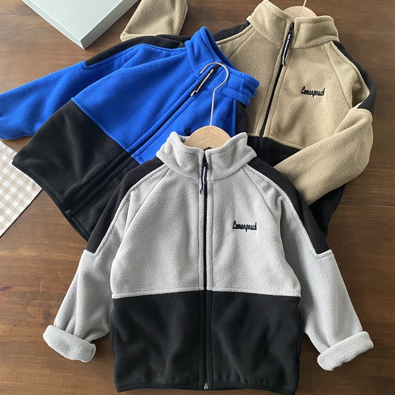 柔软细腻无静电 男童摇粒绒拉链外套 打底单穿都实用立领开衫上衣,童装/婴儿装/亲子装,普通外套,淘宝优惠券,粉丝福利购,淘宝优惠卷