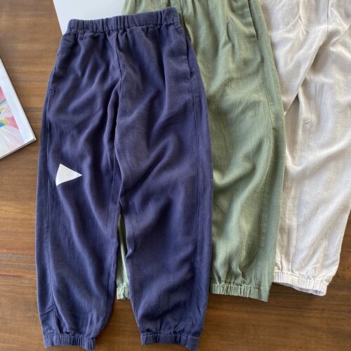 亚麻裤lemonpouch细腻不扎