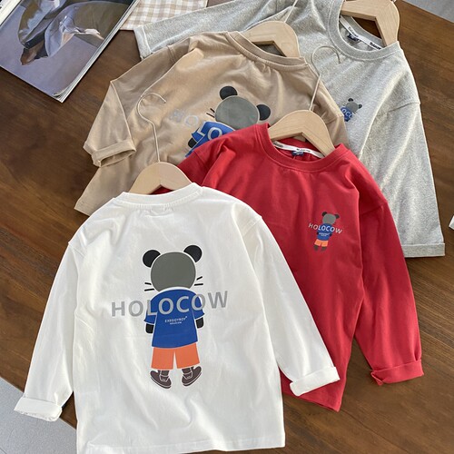 大米淘圆领欧美长袖印花