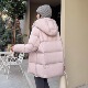新国标90白鸭绒女士中长款 泡芙龟背连帽羽绒服加厚欧货宽松面包服