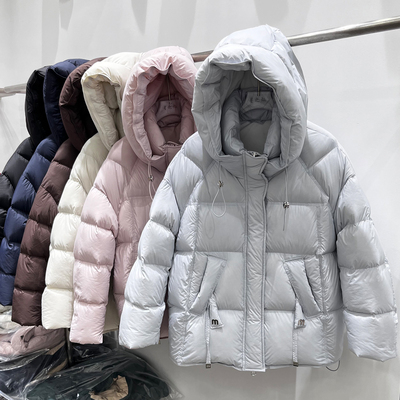 新国标90白鸭绒2025冬季新品保暖小个子外套女士中长款泡芙羽绒服