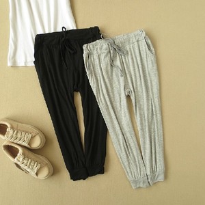 【天天特价】女士夏季莫代尔七分睡裤休闲运动高弹力薄款家居裤