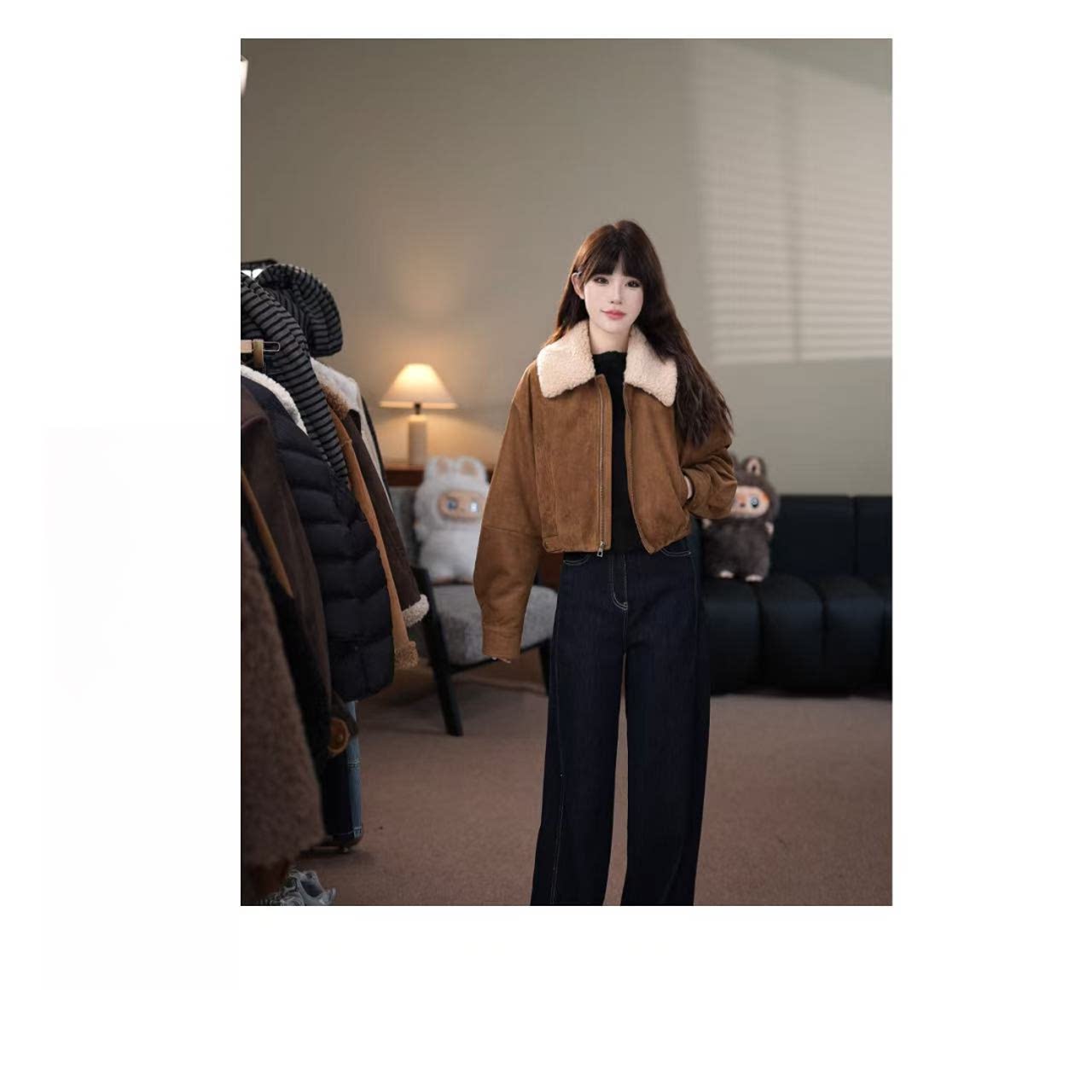 【专柜大清仓】珩绣2025冬季新款高级毛领羽绒服A300621