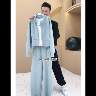 欧货休闲运动服套装女秋冬2025新款时尚宽松显瘦卫衣卫裤两件套潮