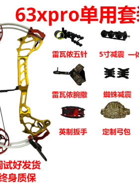 2024新款63x pro铝版两用弓20轴距0到80磅调节户外钢珠射箭弓