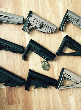 改装尼龙CTR CAA MFT轻量化 MOD红点 FAB 海军陆军后托枪托