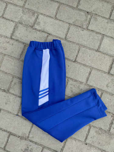 直筒薄款两道深蓝色夏季校服裤子